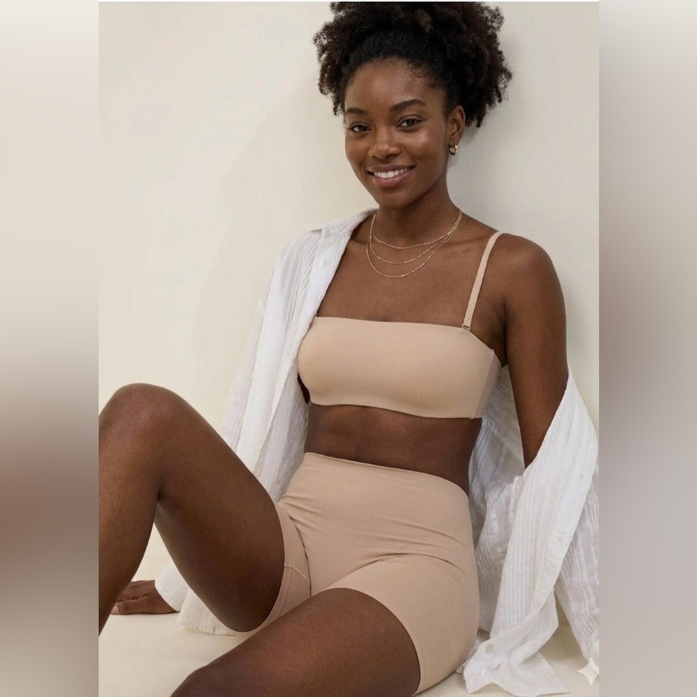 aerie Nude Smoothez Unlined Strapless Bra